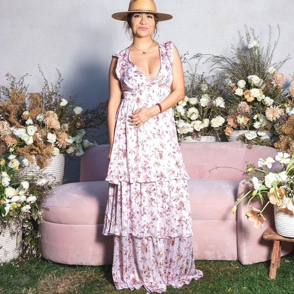 NWT RACHEL ROY | $158 Floral Maxi Dress - Picture 3 of 6